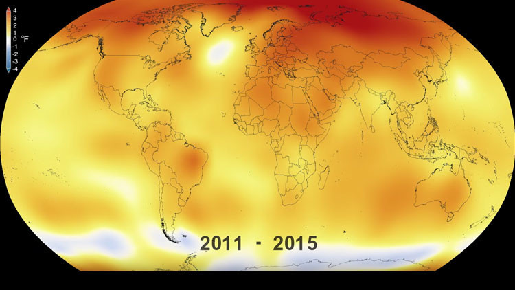 Video: La NASA Muestra En 30 Segundos Cómo Ha Cambiado El Clima