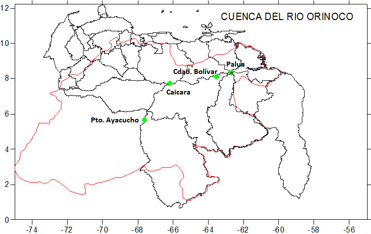Comportamiento De Los Niveles Del Río Orinoco Del 01 Al 08 De Septiembre De 2020
